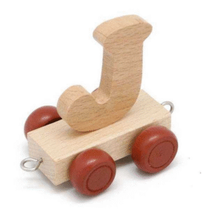 Kaper Kidz Name Train Carriage Letter J