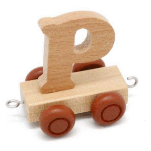Kaper Kidz Name Train Carriage Letter P