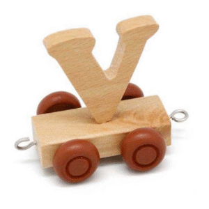 Kaper Kidz Name Train Carriage Letter V