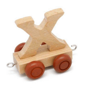 Kaper Kidz Name Train Carriage Letter X