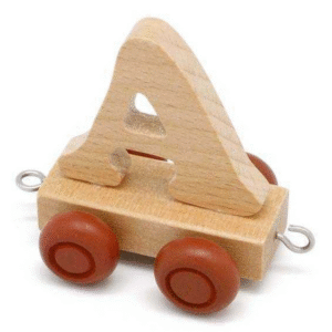 Kaper Kidz Name Train Carriage Letter A
