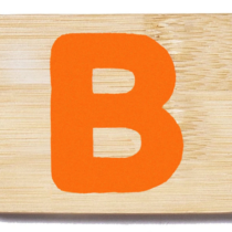 Everearth Bamboo Letter B Uppercase