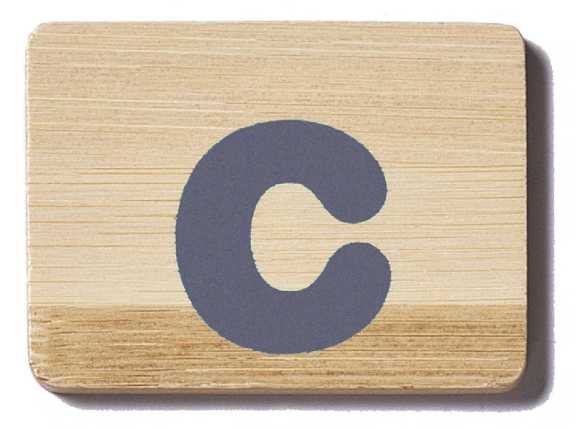 Bamboo Letter C - Image 2