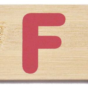 Bamboo Letter F