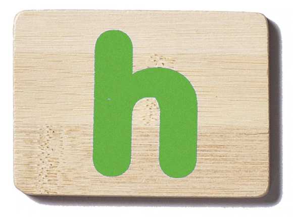 Bamboo Letter H - Image 2