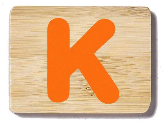 Bamboo Letter K