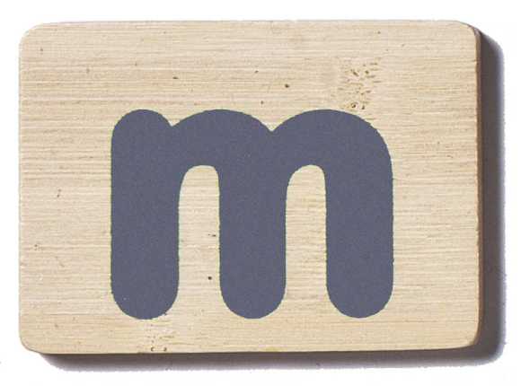 Bamboo Letter M - Image 2