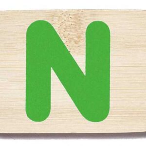 Bamboo Letter N
