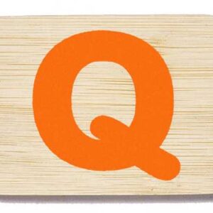 Bamboo Letter Q