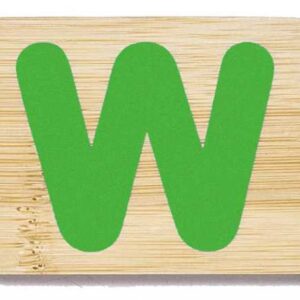 Bamboo Letter W